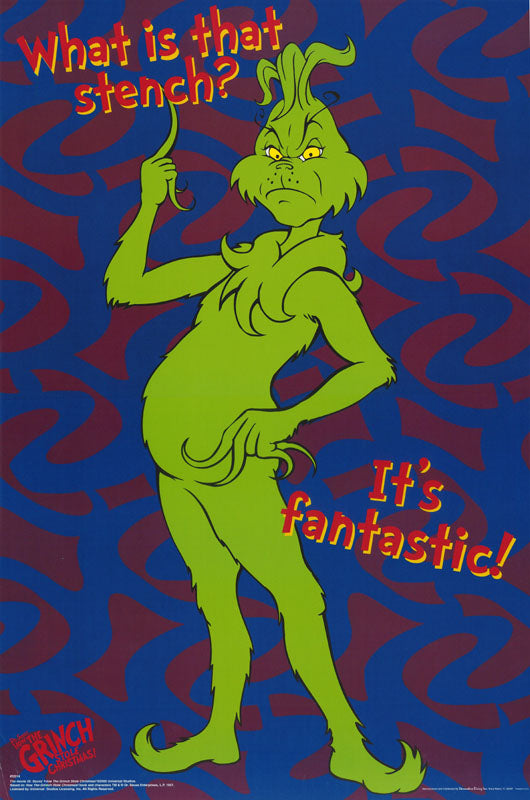 MOVIE - GRINCH - WHAT IS THAT STENCH - POSTER RC8M/STORAGE